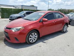 Toyota Corolla l Vehiculos salvage en venta: 2015 Toyota Corolla L