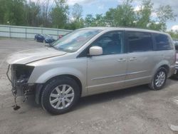 Salvage cars for sale at Leroy, NY auction: 2013 Chrysler Town & Country Touring