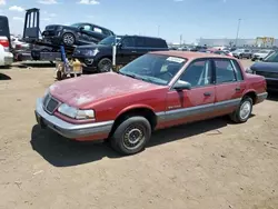 Salvage cars for sale at Brighton, CO auction: 1989 Pontiac Grand AM LE