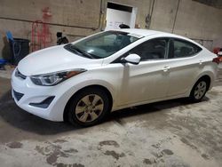 Carros salvage sin ofertas aún a la venta en subasta: 2016 Hyundai Elantra SE