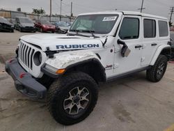 Jeep salvage cars for sale: 2020 Jeep Wrangler Unlimited Rubicon