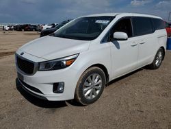 Carros salvage sin ofertas aún a la venta en subasta: 2016 KIA Sedona EX