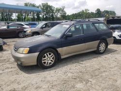 Salvage cars for sale at Spartanburg, SC auction: 2001 Subaru Legacy Outback