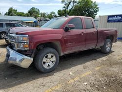 Chevrolet Silverado k1500 lt salvage cars for sale: 2015 Chevrolet Silverado K1500 LT