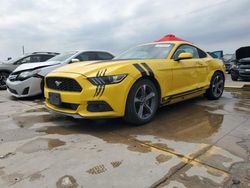 Salvage cars for sale at Grand Prairie, TX auction: 2015 Ford Mustang