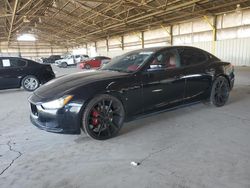 Maserati salvage cars for sale: 2016 Maserati Ghibli S