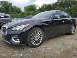 Infiniti Q50 Luxe salvage cars for sale: 2023 Infiniti Q50 Luxe