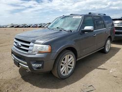 Ford salvage cars for sale: 2017 Ford Expedition Platinum