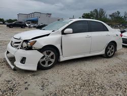 Salvage cars for sale from Copart Opa Locka, FL: 2013 Toyota Corolla Base