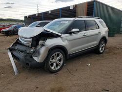 Salvage cars for sale at Colorado Springs, CO auction: 2014 Ford Explorer Limited