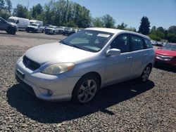 Salvage cars for sale at Portland, OR auction: 2005 Toyota Corolla Matrix XR