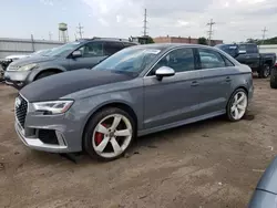 Salvage cars for sale at Chicago Heights, IL auction: 2019 Audi RS3