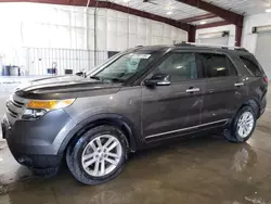 Salvage cars for sale at Avon, MN auction: 2015 Ford Explorer XLT