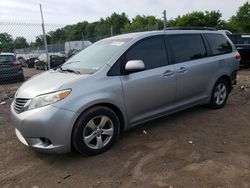 Salvage cars for sale from Copart Chalfont, PA: 2013 Toyota Sienna LE