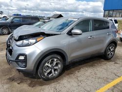 Salvage cars for sale at Woodhaven, MI auction: 2021 KIA Sportage LX