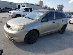 Salvage cars for sale from Copart New Orleans, LA: 2003 Toyota Corolla Matrix XR