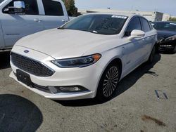 Salvage cars for sale at Martinez, CA auction: 2018 Ford Fusion SE Phev