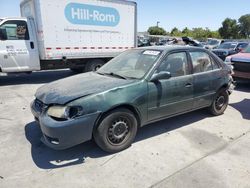 Salvage cars for sale from Copart Sacramento, CA: 2001 Toyota Corolla CE