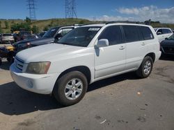 Salvage cars for sale from Copart Littleton, CO: 2002 Toyota Highlander Limited