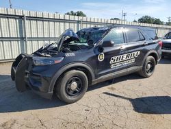 Salvage cars for sale at Shreveport, LA auction: 2020 Ford Explorer Police Interceptor