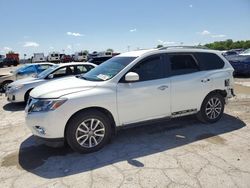 Salvage cars for sale at Indianapolis, IN auction: 2015 Nissan Pathfinder S