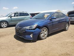 2019 Hyundai Elantra SEL en venta en Brighton, CO