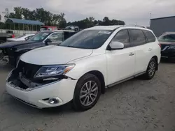 Nissan salvage cars for sale: 2015 Nissan Pathfinder S