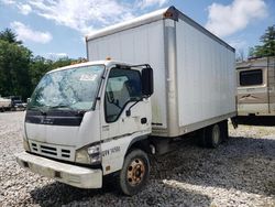 Salvage trucks for sale at West Warren, MA auction: 2007 Isuzu NPR