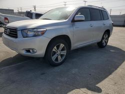 Salvage cars for sale at Sun Valley, CA auction: 2008 Toyota Highlander Sport