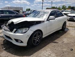 Salvage cars for sale from Copart Chicago Heights, IL: 2009 Mercedes-Benz C300