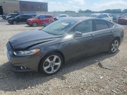 Salvage cars for sale at Kansas City, KS auction: 2015 Ford Fusion SE