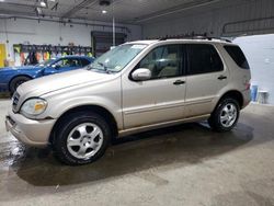 Mercedes-Benz salvage cars for sale: 2003 Mercedes-Benz ML 350