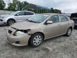 Salvage cars for sale at Spartanburg, SC auction: 2009 Toyota Corolla Base