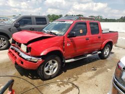 Nissan salvage cars for sale: 2000 Nissan Frontier Crew Cab XE