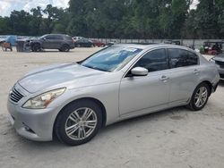 Salvage cars for sale at Ocala, FL auction: 2011 Infiniti G25 Base