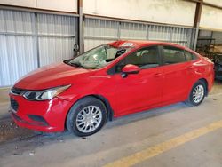 Salvage cars for sale at Mocksville, NC auction: 2017 Chevrolet Cruze LS