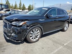 Salvage cars for sale from Copart Rancho Cucamonga, CA: 2019 Infiniti QX50 Essential