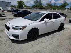 Salvage cars for sale from Copart Opa Locka, FL: 2019 Subaru Impreza