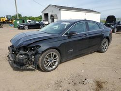 Salvage cars for sale at Portland, MI auction: 2019 Ford Fusion Titanium