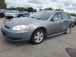 Chevrolet salvage cars for sale: 2009 Chevrolet Impala 1LT