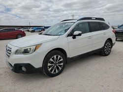 Salvage cars for sale at Andrews, TX auction: 2016 Subaru Outback 2.5I Limited