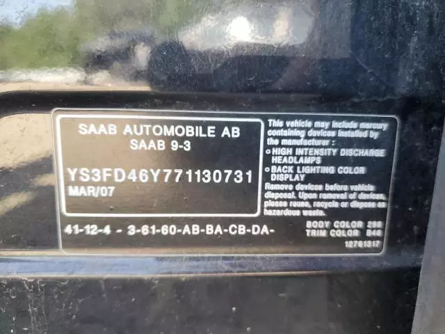 2007 Saab 9-3 2.0T