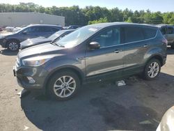 Salvage cars for sale at Exeter, RI auction: 2017 Ford Escape SE