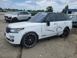 2016 Land Rover Range Rover Supercharged en venta en Woodhaven, MI