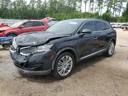 Salvage cars for sale at Harleyville, SC auction: 2018 Lincoln MKX Reserve