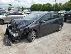 Salvage cars for sale at Lexington, KY auction: 2015 Toyota Prius