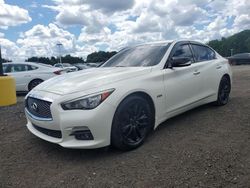 Salvage cars for sale at East Granby, CT auction: 2016 Infiniti Q50 Premium