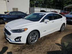 Salvage cars for sale at Austell, GA auction: 2019 Ford Fusion Titanium