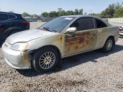 Salvage cars for sale at Riverview, FL auction: 2003 Honda Civic EX