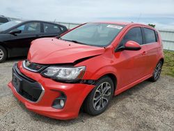 Salvage cars for sale at Mcfarland, WI auction: 2017 Chevrolet Sonic LT